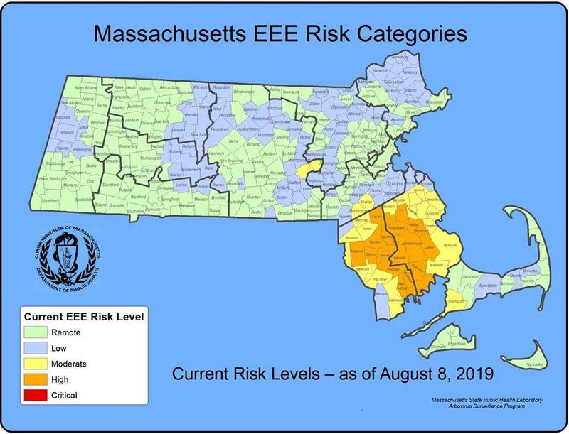 EEE threat raised to moderate in Southborough Take precautions