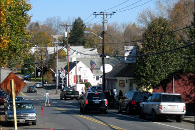 A shot of downtown taken from the Southborough Master Plan