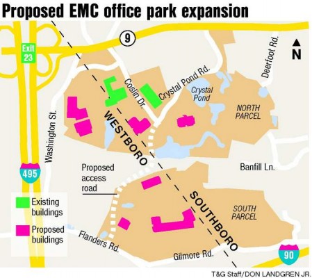 Map courtesy of the Worcester Telegram & Gazette