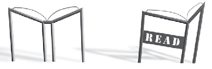 Design of the bike rack that will go at the library