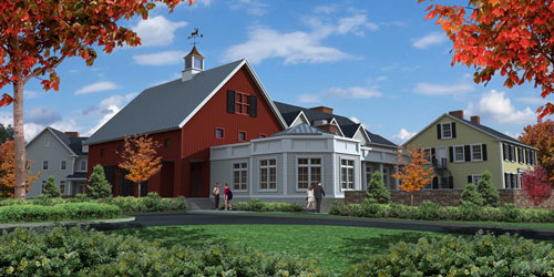Architect's rendering of the new Fay Primary School