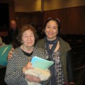 Alice and Carol Gulbankian after two long nights of town meeting, culminating in overwhelming voter support for the resolution of their zoning disputes with the town.