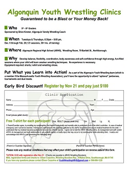 Youth Wrestling registration