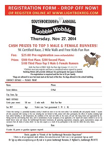 Gobble Wobble Registration form