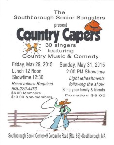 Country Capers flyer