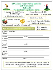 Falconi Tournament Registration form