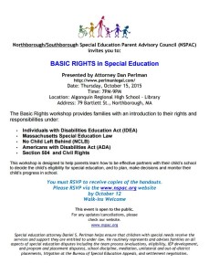NSPAC Basic Rights Workshop flyer