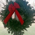 A Cub Scout wreath from 2015 (photo by Beth Melo)