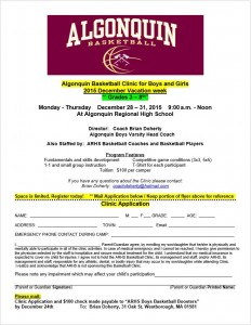 ARHS_youth_basketball_clinic flyer
