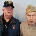 (contributed photo L to R): Steve Whynot, Navy - Retired, Navy Achievement Medal recipient and Earle Watkins, Army, Bronze Star & Purple Heart recipient.