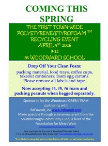 Green Team Foam Recycling Flyer