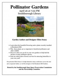 Pollinator Gardens event flyer