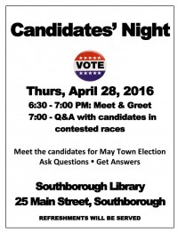 Candidates' Night flyer