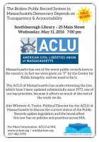 ACLU flyer