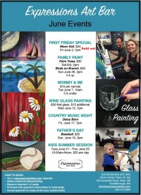 Expressions Art Bar June highlights