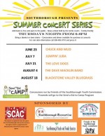 summer concert series flyer