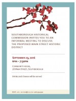 southborough-historic-district info meeting invitation