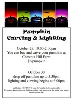 Pumpkin Carving & Lighting