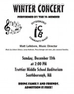 Interboro Community Band concert flyer