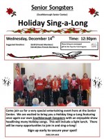 Senior Center Holiday Sing-a-Long