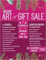 Holiday Art & Gift Sale flyer