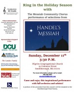 Handel’s Messiah concert at Pilgrim flyer