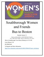 Southborough Women and Friends Bus to Boston flyer