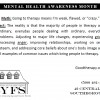 mha note - (Myth: Going to therapy means I’m weak, flawed, or “crazy.”)