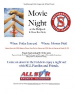 Movie Night & Home Run Derby flyer