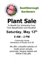 Southborough Gardeners Annual Plant Sale flyer