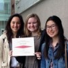 Carey Davis, Paige Morse, and Cassidy Wang (image from Principal's Report)