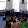 Sciencetellers entertained and educated last summer at the Library (image cropped from Facebook)