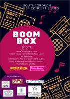 Boombox concert poster