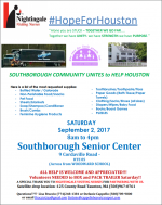 HopeforHouston drive flyer