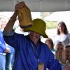 The winner of the goat milking contest (photo by TTOR)