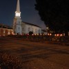 Light Up Southborough pumpkin wall from distance (by Kevin Farrington)