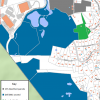 Deerfoot Road parcel and undeveloped land in area b