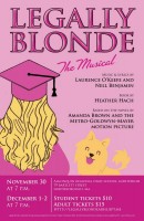 ARHS Legally Blonde poster