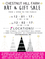 Chestnut Hill Farm Art & Gift Sale flyer