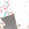 The small southeast corner of St. Anne's Parhish property (highlighted in pink) was sold to the abutting property owner in 2016