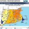 expected snowfall 20170104 by NWS