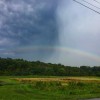 Chestnut Hill Farm double rainbow (from CHF blog)