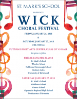 st mark's wick choral festival flyer