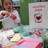 Crafts at Library Valentine's Party (from Facebook)