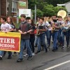 Trottier Middle School band - Memorial Day parade 2018 (photo by Beth Melo)