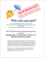 SOS info night flyer