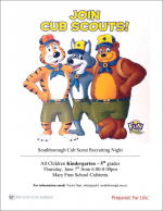 Cub Scout info night flyer