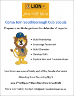 Cub Scout recruitment flyer