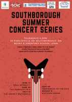 Southborough Summer Concert Series 2018 flyer