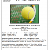 Tennis clinics
